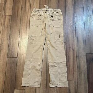 Y2K Arizona Jean Co Khaki Low Rise Pants Women's Size‎ 5